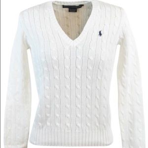Ralph Lauren Cable Wool-Cashmere Sweater